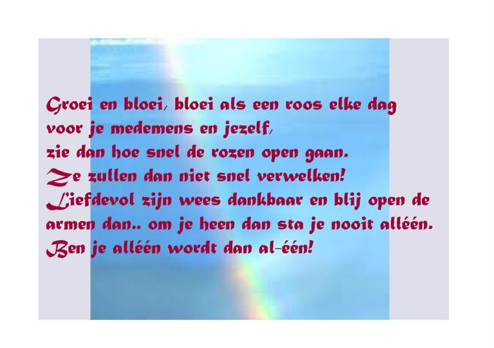 Waardebon mogelijkheden vraag erna.
Voor u of als cadeau leuk om te geven en nog leuker om te krijgen.